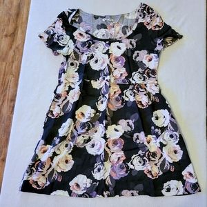 Vintage American Eagle Floral Mini Dress Sz 12